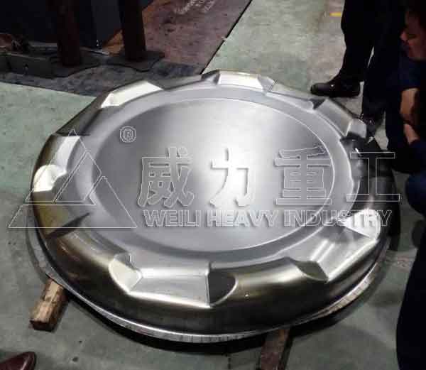 3000噸四柱液壓機壓制成型產品