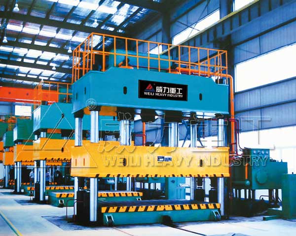 四柱式單動薄板沖壓液壓機