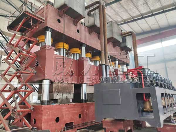 4000噸汽車縱梁液壓機(jī)車間加工生產(chǎn)現(xiàn)場(chǎng)