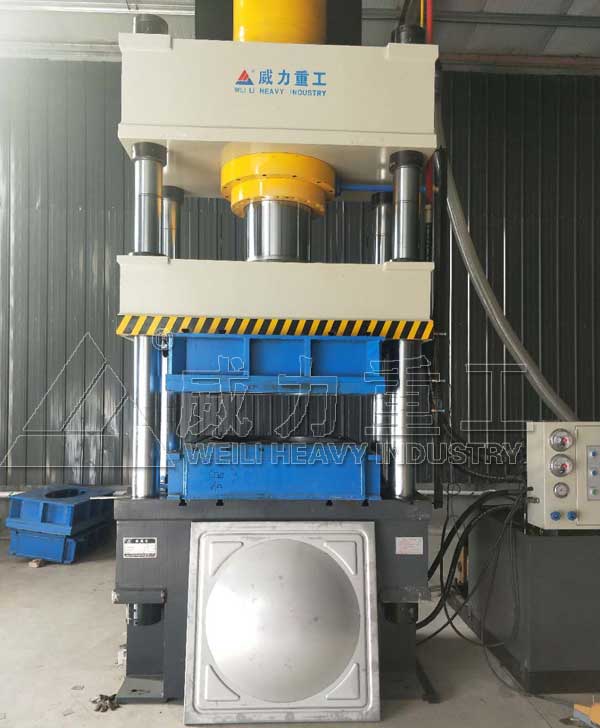 四柱400噸液壓機_400t不銹鋼水箱板沖壓成型液壓機