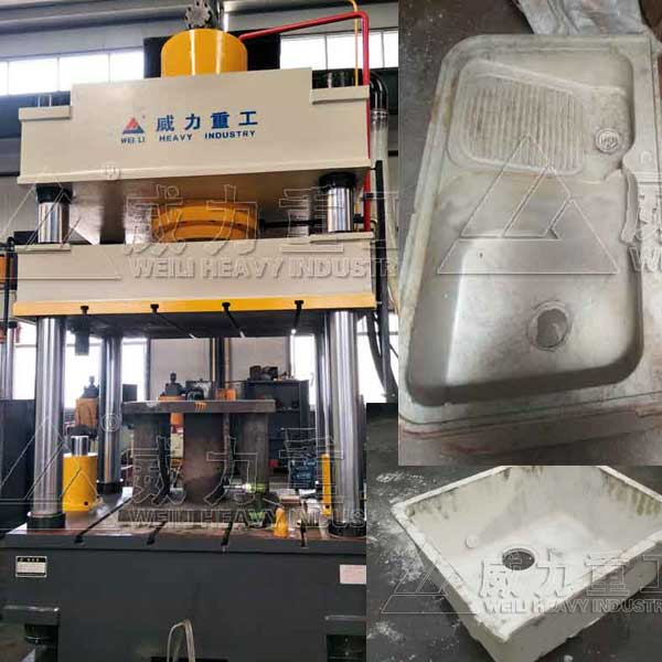 石英石水槽成型液壓機-500噸水槽生產設備