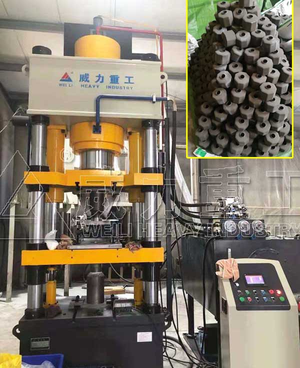 六角啞鈴頭成型液壓機400噸1000T1800噸配重塊熱壓
