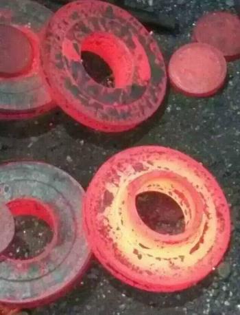 熱鍛成型的環鍛件