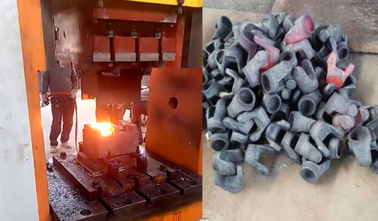 多向鍛造汽車萬向節叉