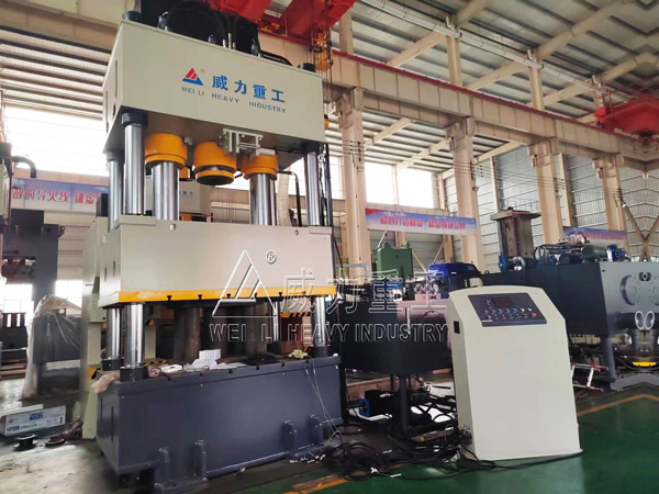 400噸U型復合樹脂排水溝模壓液壓機