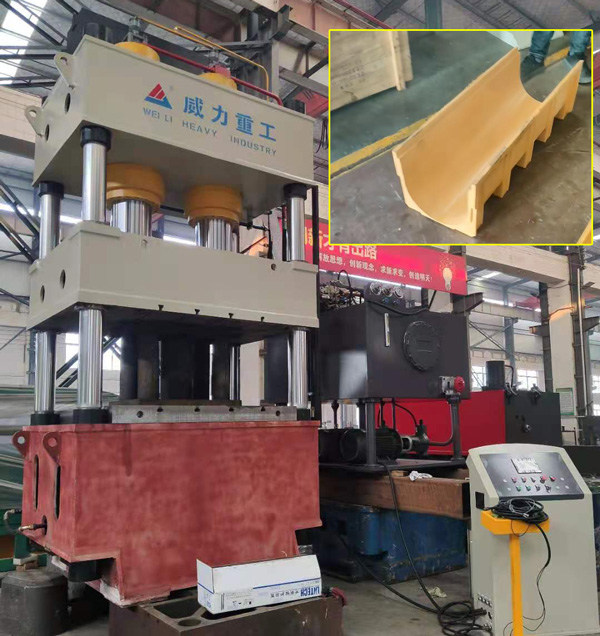 U型復合樹脂排水溝模壓液壓機-400噸500液壓機