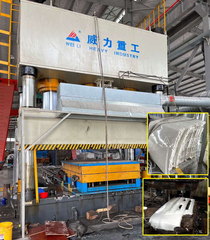 2000噸四柱模壓液壓機(SMC汽車保險杠、導流罩)